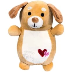Squishmallow 10 Inch Sam The Dog Valentine Hug Mees Plush Toy