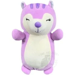 Squishmallow 10 Inch Sydnee The Squirrel Hug Mees Plush Toy