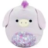 Squishmallow 12 Inch Delzi The Donkey Floral Easter Plush Toy