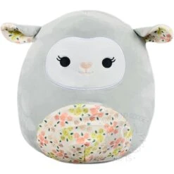 Squishmallow 12 Inch Elea The Lamb Floral Easter Plush Toy