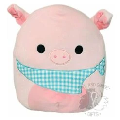 Squishmallow 12 Inch Peter The Pig With Bandana Plush Toy