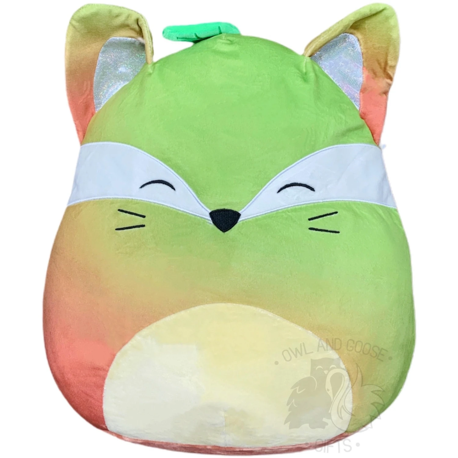 Squishmallow 14 Inch Fifi The Fox In Pear Costume Plush Toy 1 Squishmallow 14 Inch Fifi The Fox In Pear Costume Plush Toy