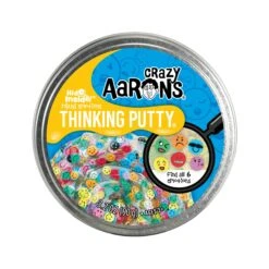 Crazy Aarons Mixed Emotions Full Size 4 Inch Thinking Putty Tin -Stuffed Toy Store 4inHI MixedEmotions Tin