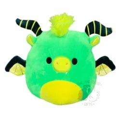 Squishmallow 8 Inch Bethuna The Horned Dragon Blacklight Plush Toy