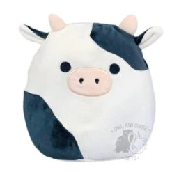 Squishmallow 8 Inch Connor The Cow With Tan Nose And Horns Plush Toy