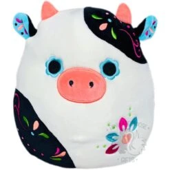 Squishmallow 8 Inch Connor The Cow Day Of The Dead Plush Toy