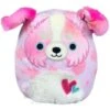 Squishmallow 8 Inch Magnis The Pink Dog Valentine Plush Toy