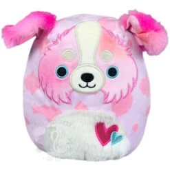 Squishmallow 8 Inch Magnis The Pink Dog Valentine Plush Toy