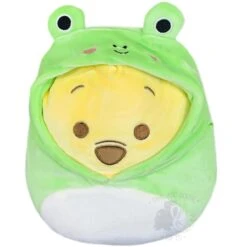Squishmallow 8 Inch Winnie The Pooh Peeking Pooh In Frog Costume Plush Toy