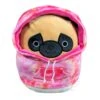 Squishmallow 8 Inch Prince The Pug Hoodie Squad Plush Toy