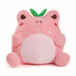 Cuddle Barn 9 Inch Wawa The Strawberry Frog Kawaii Plush Toy