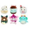 Squishmallow 5 Inch Christmas Pink Bigfoot Squad Set Of 6 - Joyce, Revna, Arlene, Buford, Brina, Nessie