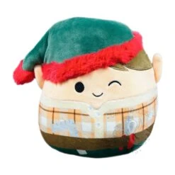 Squishmallow 8 Inch Jangle The Elf Christmas Plush Toy