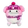 Squishmallow 8 Inch Brina The Pink Bigfoot With Hat & Scarf Christmas Plush Toy