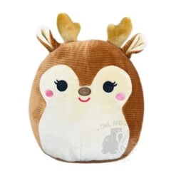 Squishmallow 8 Inch Darla The Deer Squisharoys Christmas Plush Toy