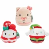 Squishmallow 8 Inch Sanrio Christmas Set Of 3 - Hello Kitty, My Melody, Cinnamoroll