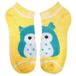 Squishmallow Squad 5 Pack Ankle Socks With Fuzzy Detail- Adult Size -Stuffed Toy Store bio squadsocka squishmallow squad 5 pack ankle socks with fuzzy detail adult size 732743