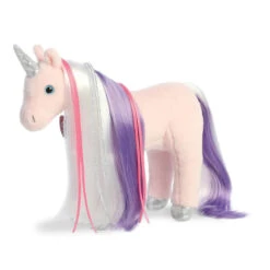 Breyer Mane Events 12 Inch Starlight The Pink Unicorn Plush Toy