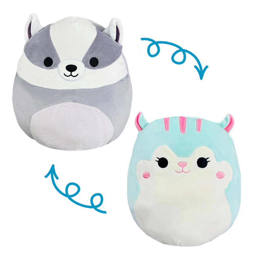 Squishmallow 12 Inch Mita The Badger And Serene The Squirrel Flip-a-Mallows Plush Toy 1 Squishmallow 12 Inch Mita The Badger And Serene The Squirrel Flip-a-Mallows Plush Toy