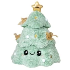 Squishable 7 Inch Mini Flocked Christmas Tree Plush Toy