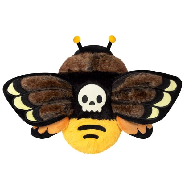 Squishable 7 Inch Mini Death's-Head Hawkmoth Plush Toy 3 Squishable 7 Inch Mini Death's-Head Hawkmoth Plush Toy - Image 3